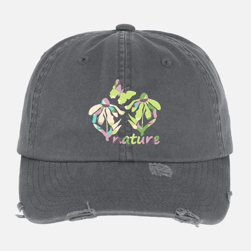 color nature - bloom Flexfit Vintage Destroyed Cap