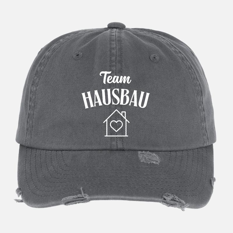 Construction de maisons d’équipe Casquette vintage effet usé Flexfit