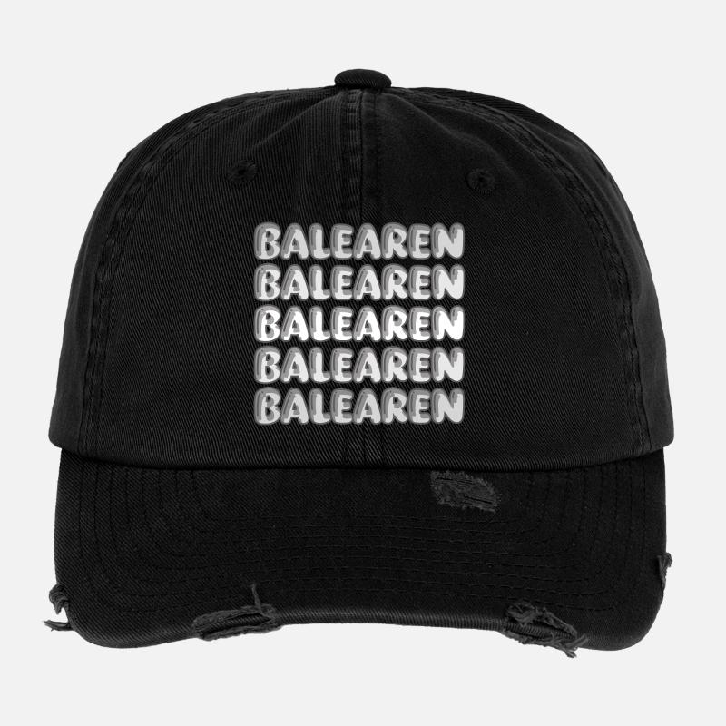 Travel Balearic Islands Flexfit Vintage Destroyed Cap