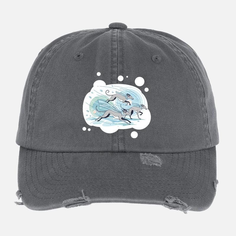 greyhounds Flexfit Vintage Destroyed Cap