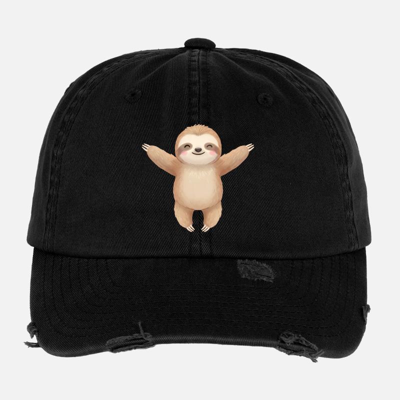 Baby Sloth Flexfit Vintage Destroyed Cap