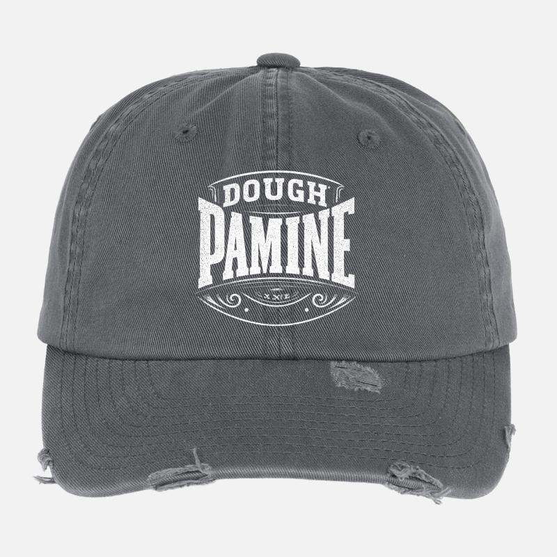 Dough Pamine - the dopamine for bakers Flexfit Vintage Destroyed Cap