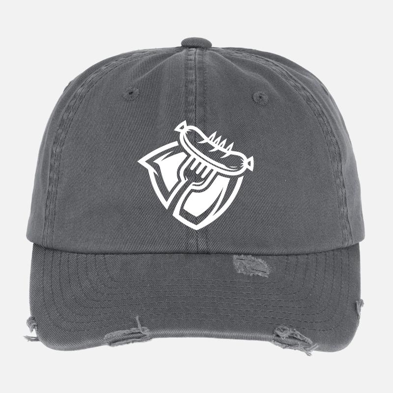 Sausage fork Flexfit Vintage Destroyed Cap