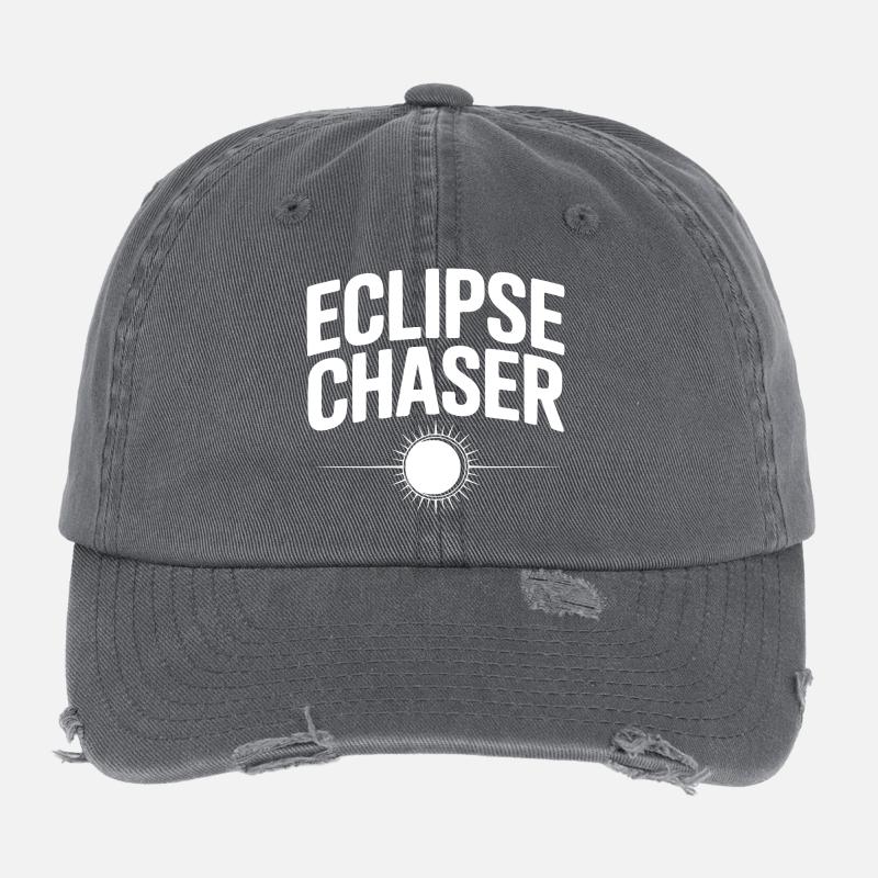 Chasseur d’éclipse Casquette vintage effet usé Flexfit