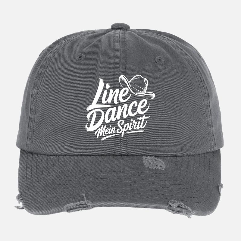 Line Dance Mein Spirit Flexfit Vintage Destroyed Cap