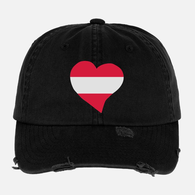 Austrian Herz Flexfit Vintage Destroyed Cap