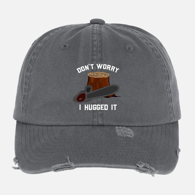 Holzbearbeitung Holz Geschenk Flexfit Vintage Destroyed Cap