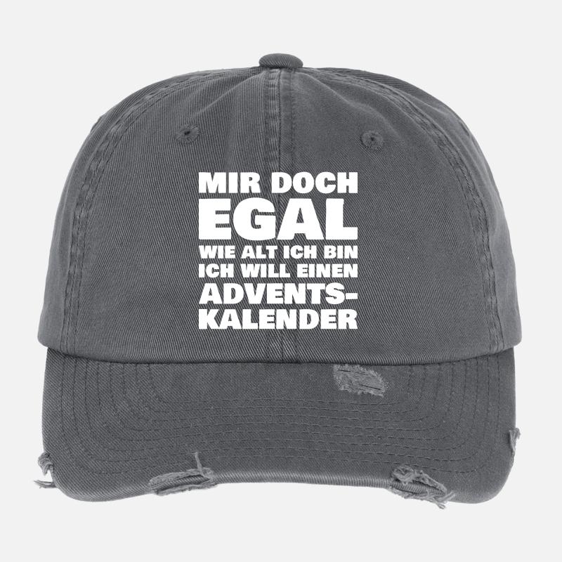 Ich will einen Adventskalender Flexfit Vintage Destroyed Cap