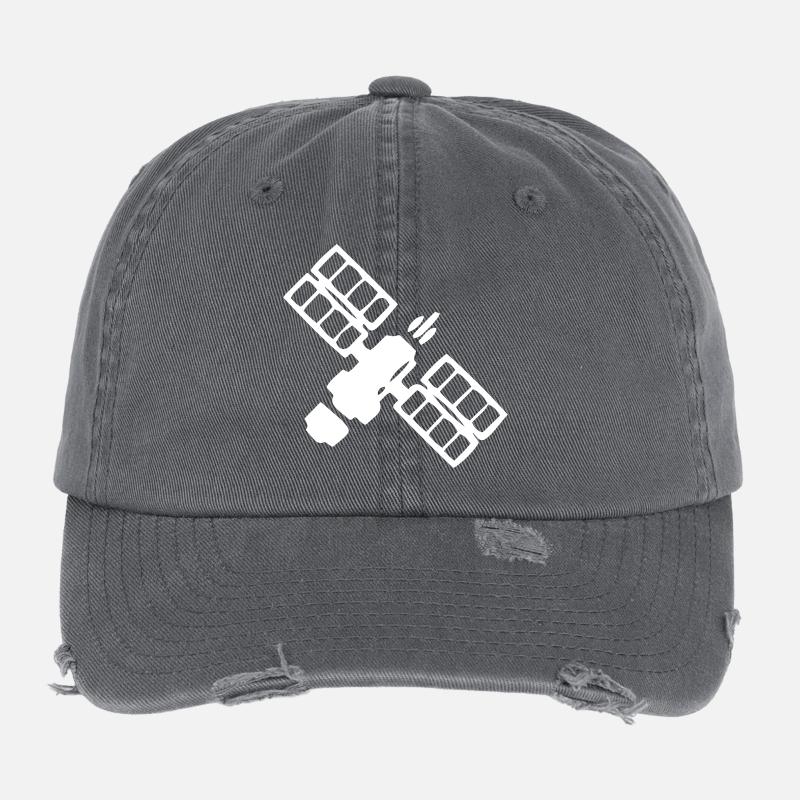 Satellite Flexfit Vintage Destroyed Cap