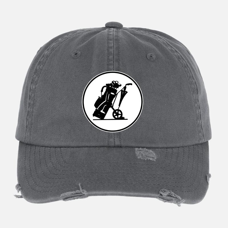 Club de golf Casquette vintage effet usé Flexfit