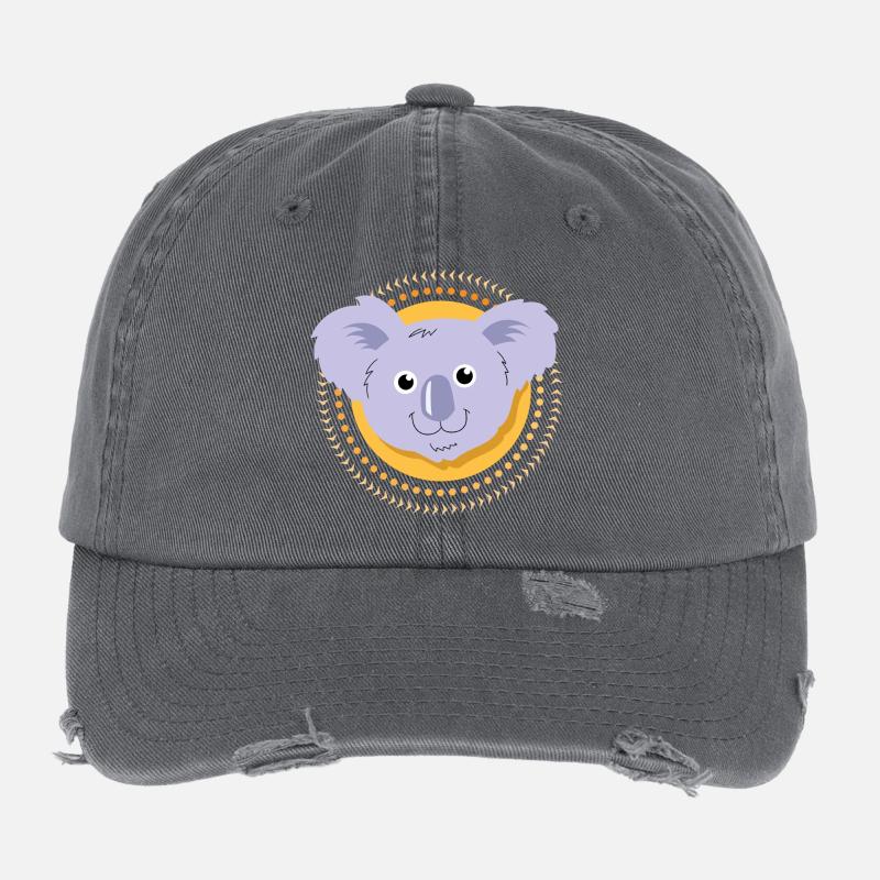 Small Koala Flexfit Vintage Destroyed Cap