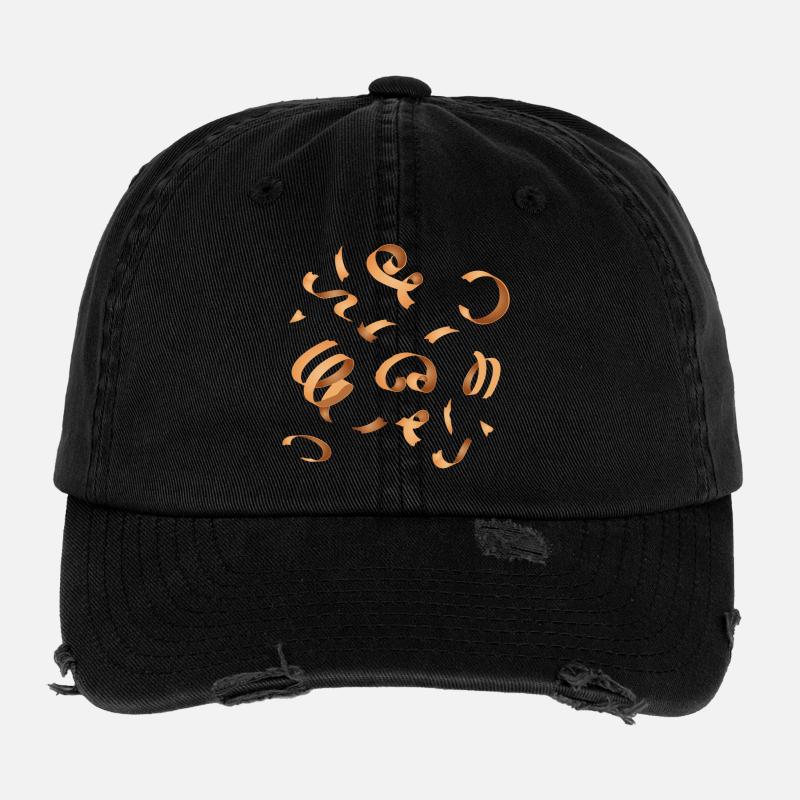 Holzspäne - Wo gehobelt wird, da fallen Späne Flexfit Vintage Destroyed Cap