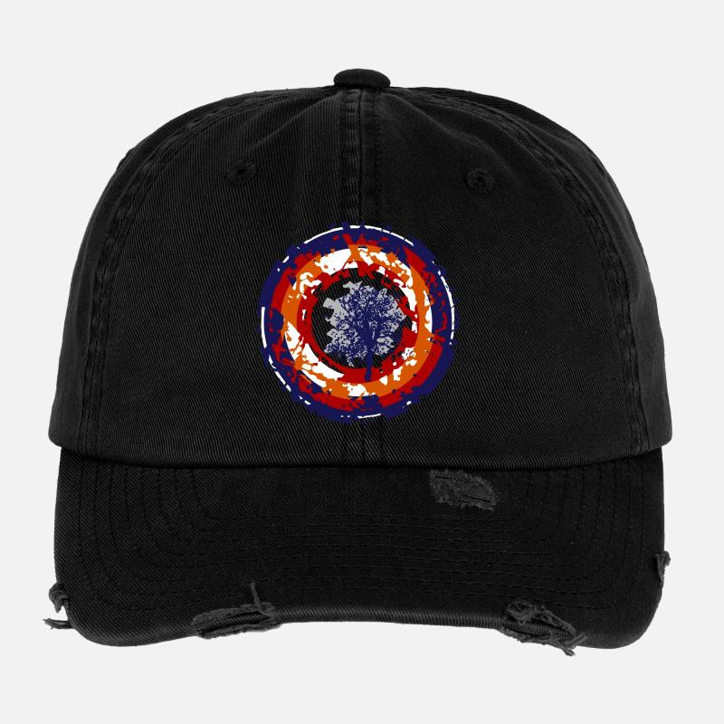 Crazy Bullseye Flexfit Vintage Destroyed Cap