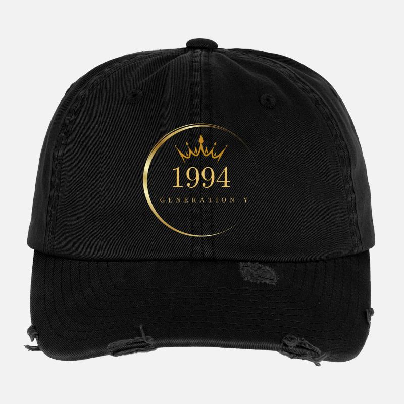 Generation Y Baujahr 1994 Flexfit Vintage Destroyed Cap