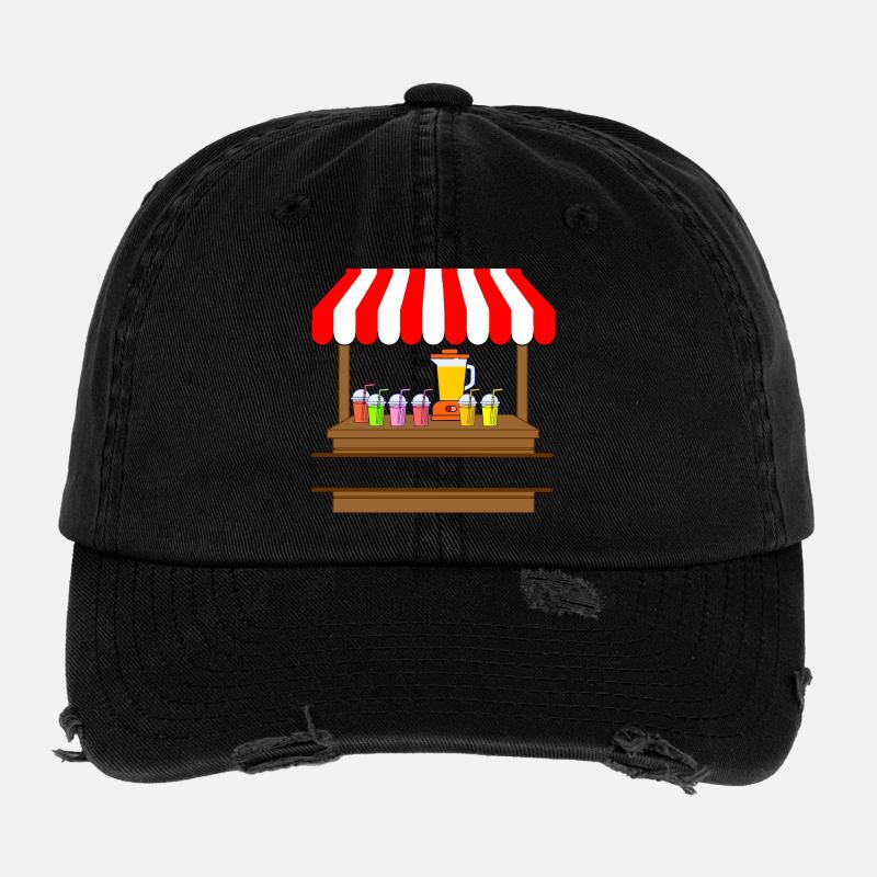 Smoothies market stall Flexfit Vintage Destroyed Cap