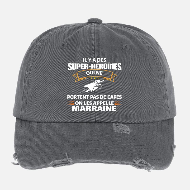 Super-Héroïnes Invisibles Empowerment Tee Casquette vintage effet usé Flexfit