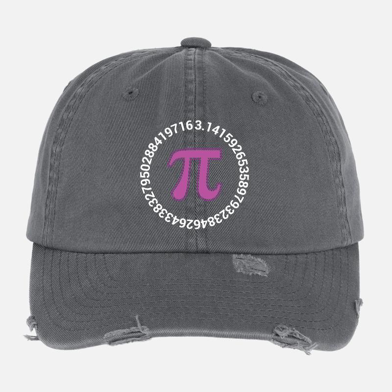 Pi-Tag - Glücklicher Pi-Tag Flexfit Vintage Destroyed Cap