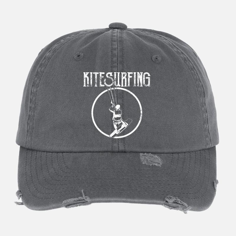 Kitesurf Casquette vintage effet usé Flexfit