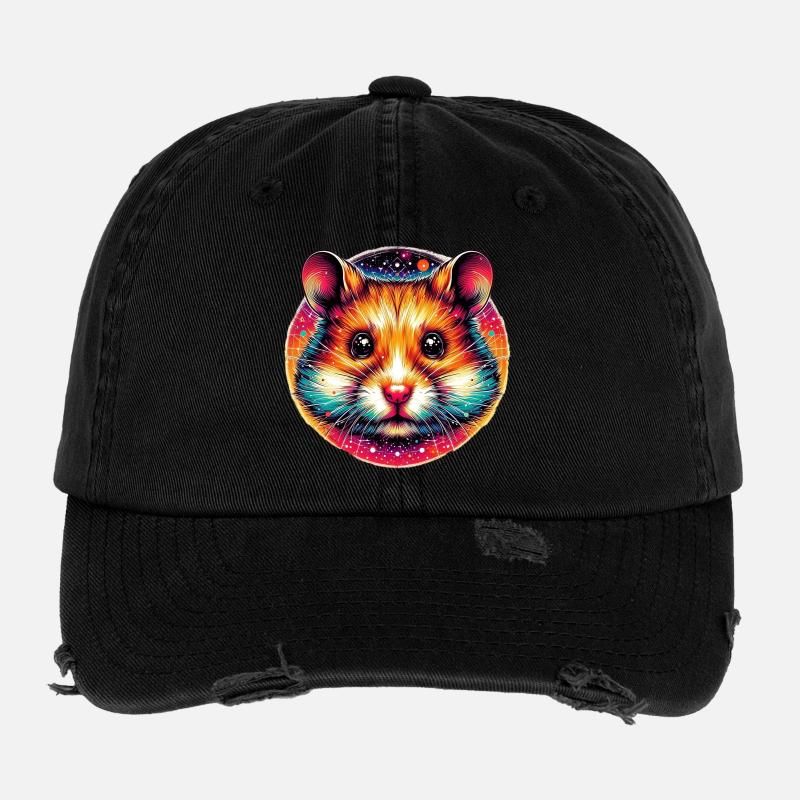 Hamster Casquette vintage effet usé Flexfit