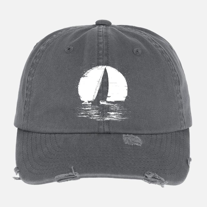 Sailboat Flexfit Vintage Destroyed Cap