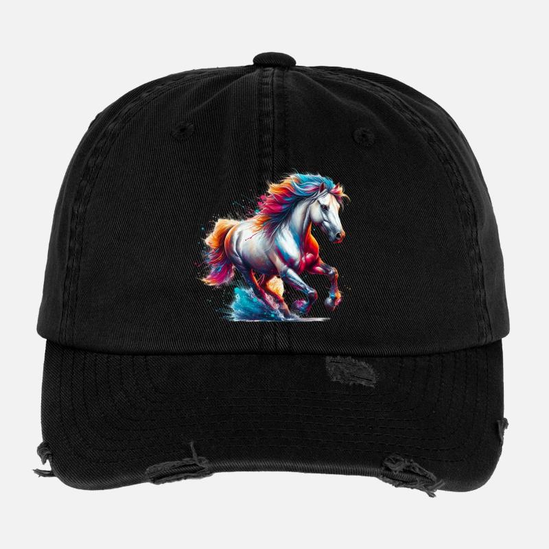 Pferd Flexfit Vintage Destroyed Cap