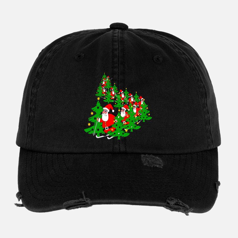 Weihnachten im Tannenwald Flexfit Vintage Destroyed Cap