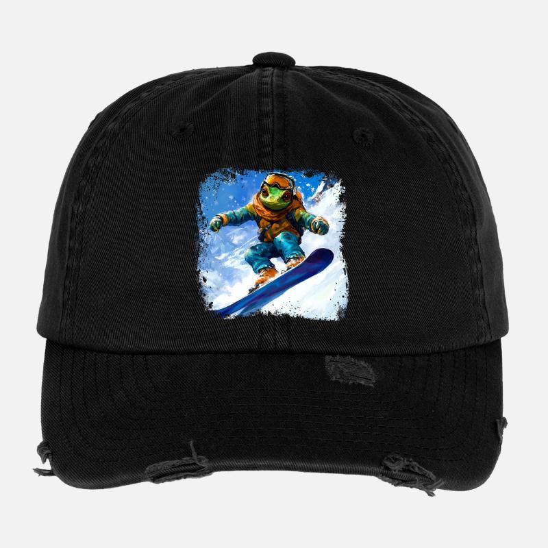 Snowboard Chamäleon Flexfit Vintage Destroyed Cap