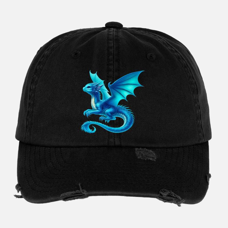 Drache Flexfit Vintage Destroyed Cap