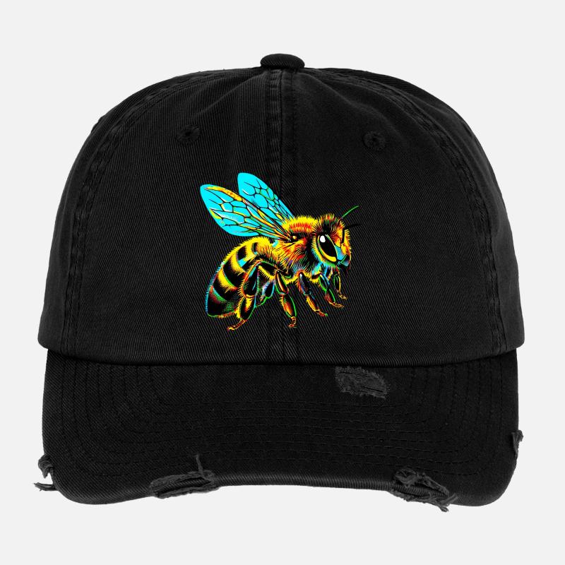 Biene Flexfit Vintage Destroyed Cap
