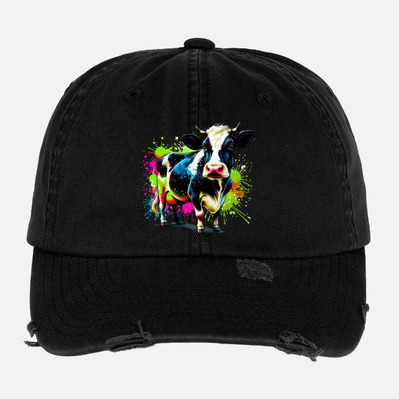 Cow Flexfit Vintage Destroyed Cap