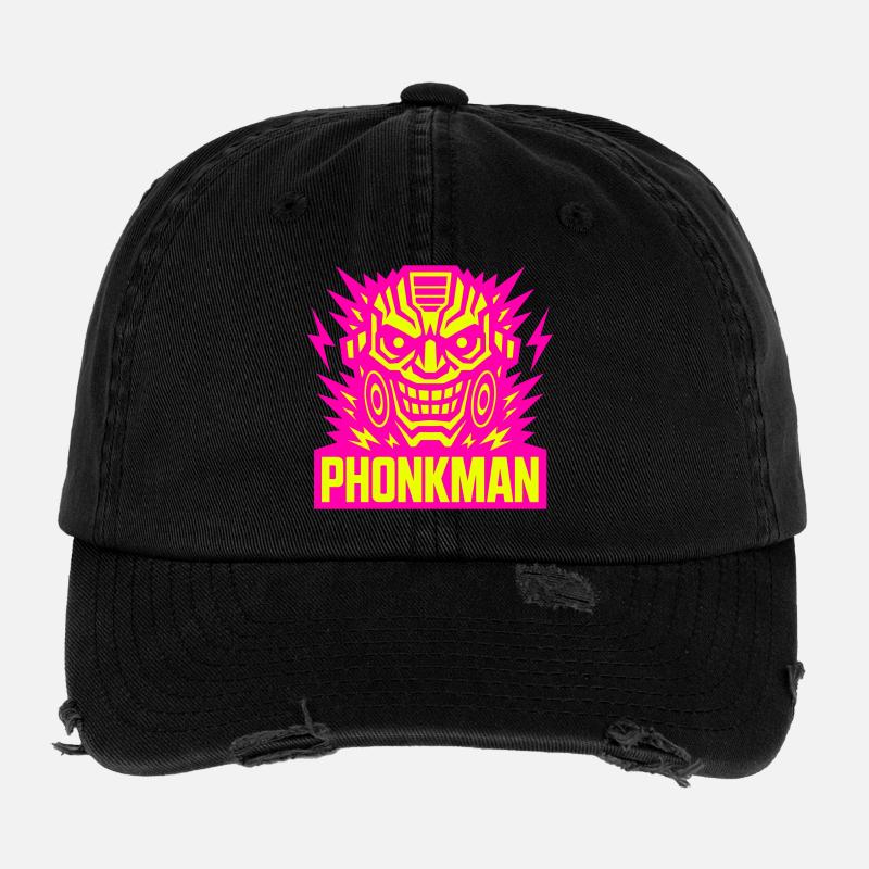 Phonkman! Flexfit Vintage Destroyed Cap