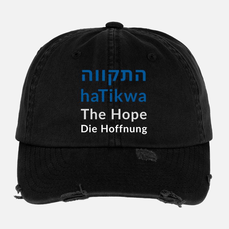 haTikwa - Die Hoffnung Flexfit Vintage Destroyed Cap