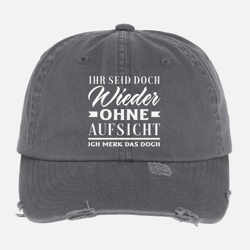 Again without supervision – sarcasm Flexfit Vintage Destroyed Cap