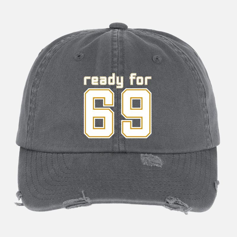 Ready for 69 Flexfit Vintage Destroyed Cap