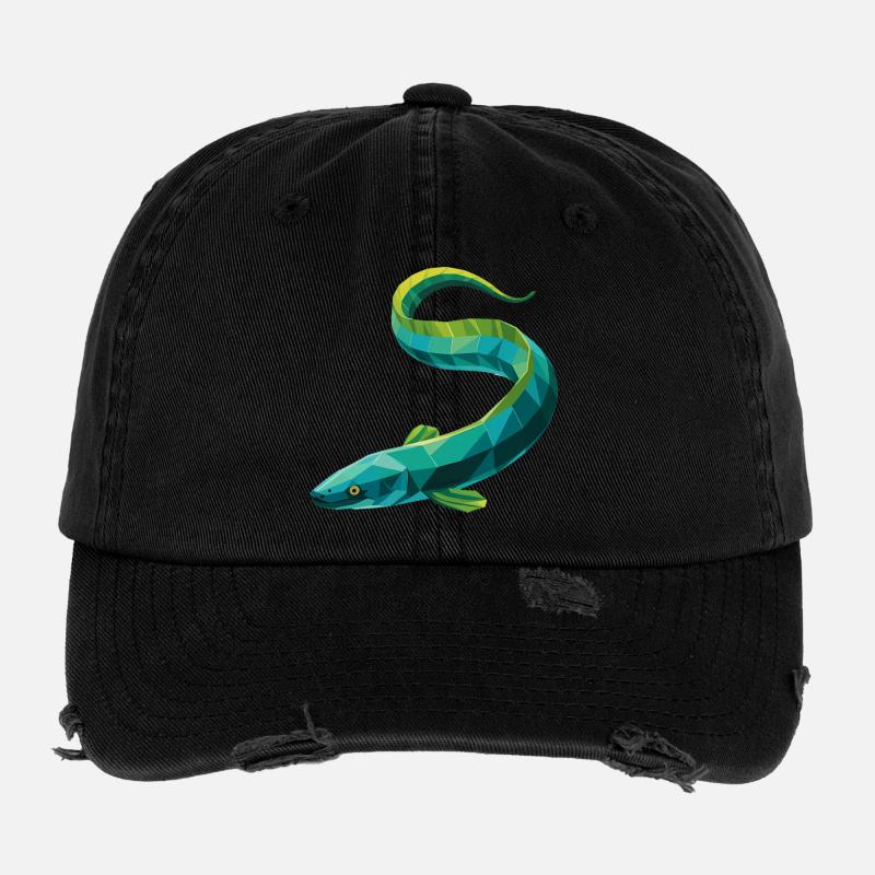 Aal - Cooles Low Poly Logo Flexfit Vintage Destroyed Cap