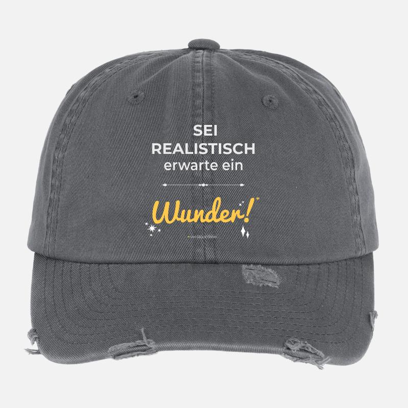 Sei realistisch – erwarte ein Wunder! Flexfit Vintage Destroyed Cap