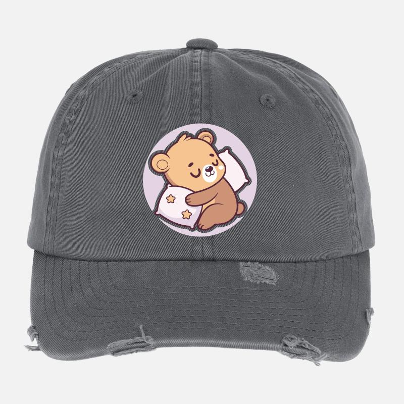 Ourson Doux Rêverie Casquette vintage effet usé Flexfit