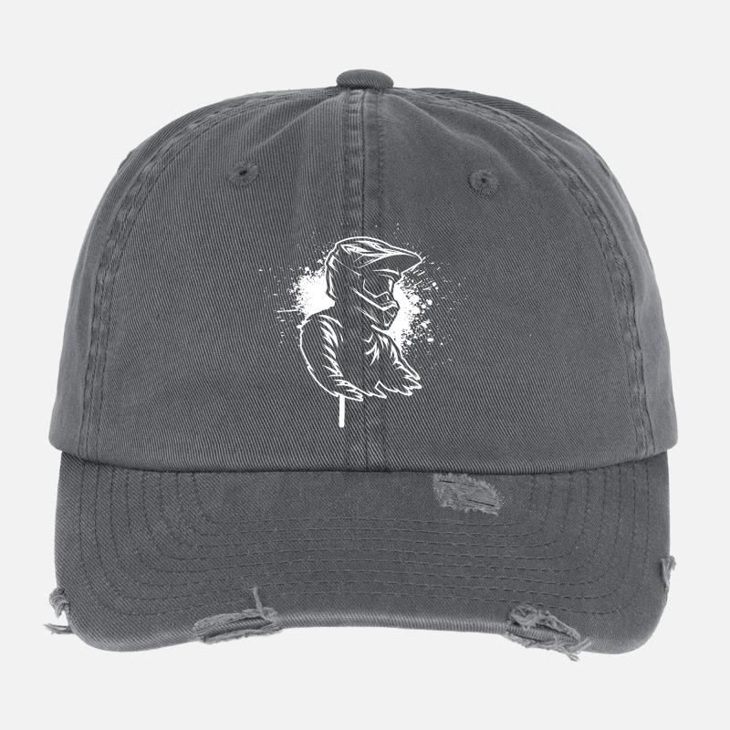 Direkte Motocross Aussage Flexfit Vintage Destroyed Cap