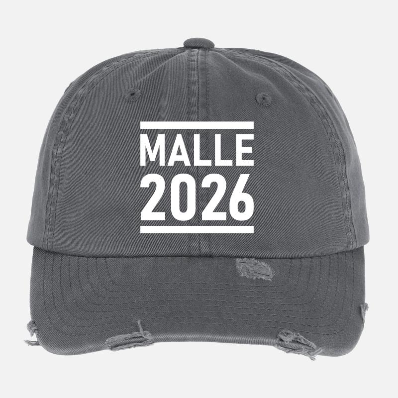 Malle 2026 Majorque Casquette vintage effet usé Flexfit