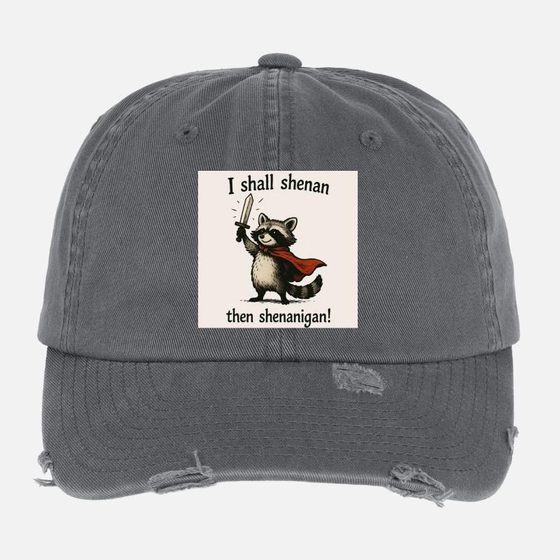Waschbärheld-Shenanigan Flexfit Vintage Destroyed Cap