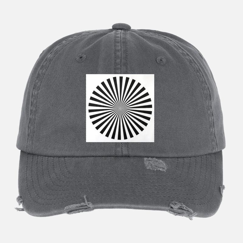 Radiale Optische Täuschung Flexfit Vintage Destroyed Cap