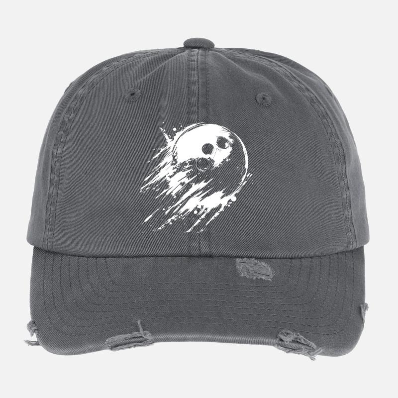 bowling ball Flexfit Vintage Destroyed Cap