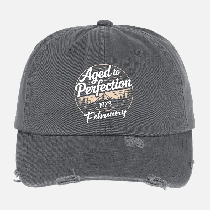 Février 1973 Casquette vintage effet usé Flexfit