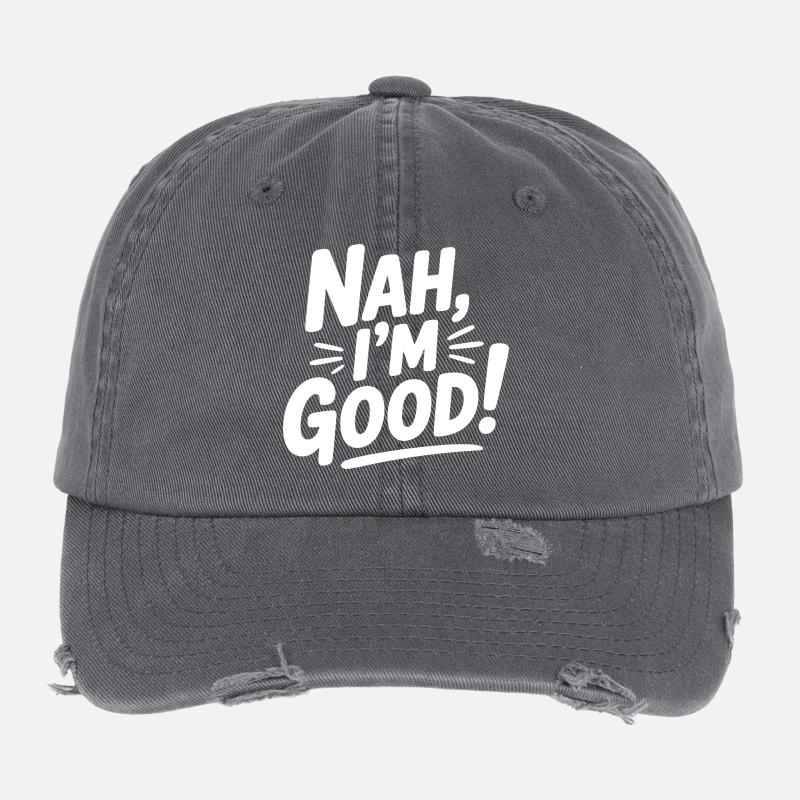 Non, ça va ! Casquette vintage effet usé Flexfit