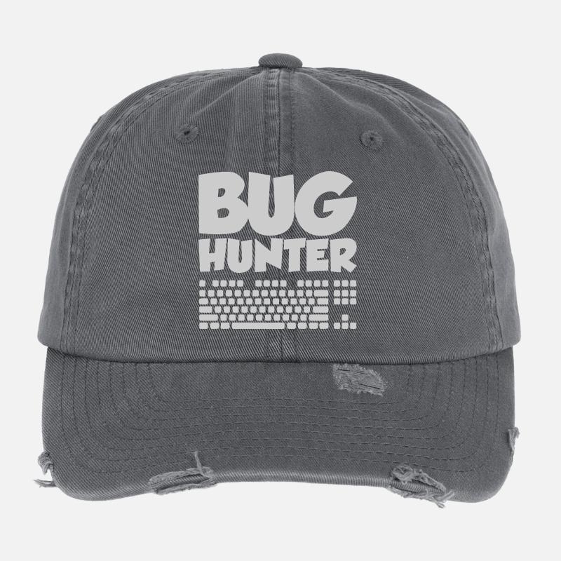 Lustige Softwareingenieure, Programmierer, Entwickler, Flexfit Vintage Destroyed Cap