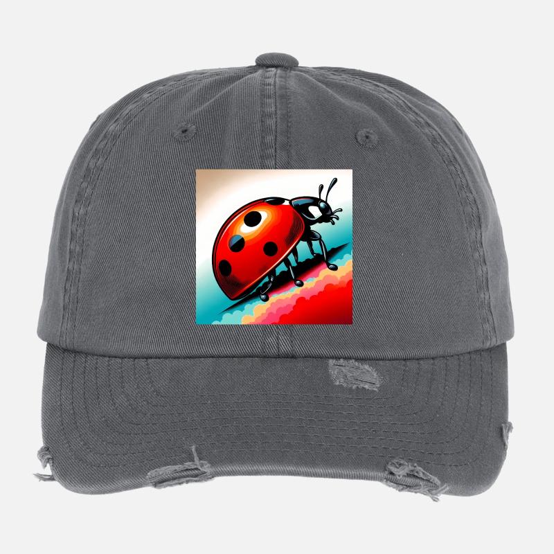 coccinelle Casquette vintage effet usé Flexfit