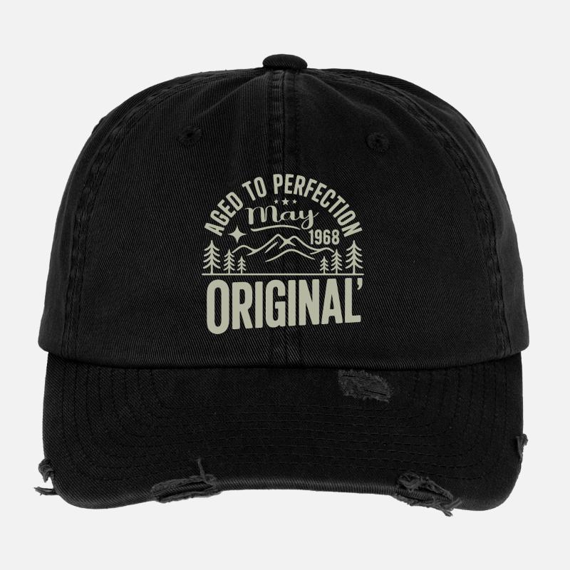 May 1968 – Legend of the Peaks and Mountains Flexfit Vintage Destroyed Cap
