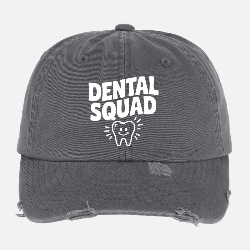Brigade dentaire Casquette vintage effet usé Flexfit