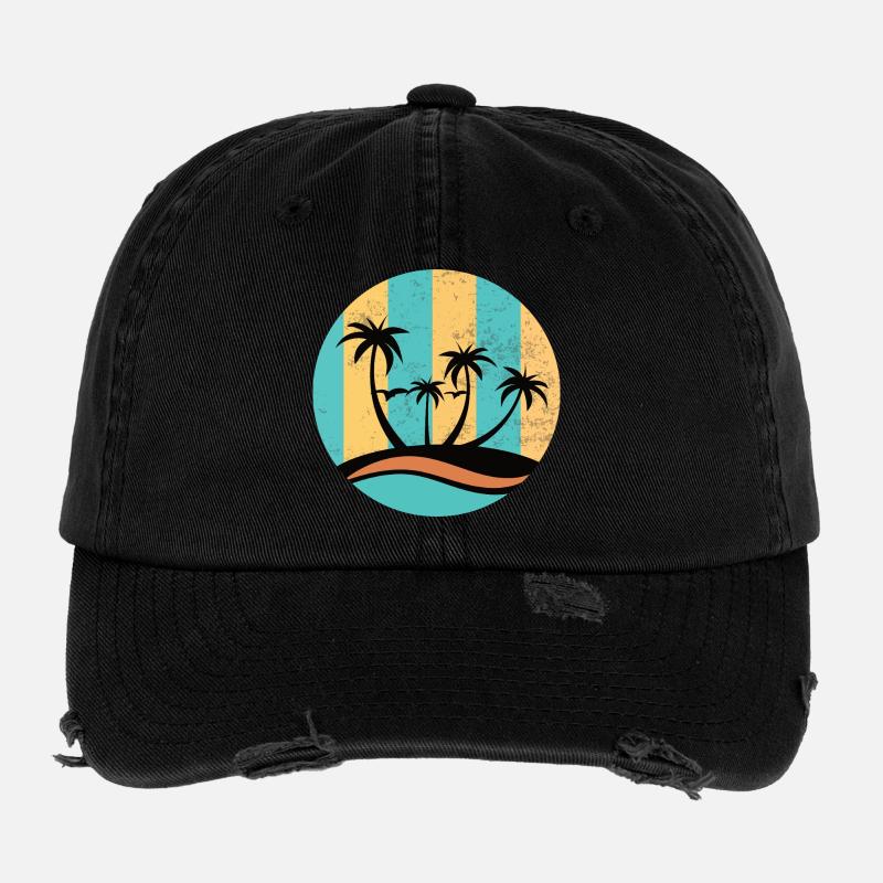 Cercle de plage Casquette vintage effet usé Flexfit