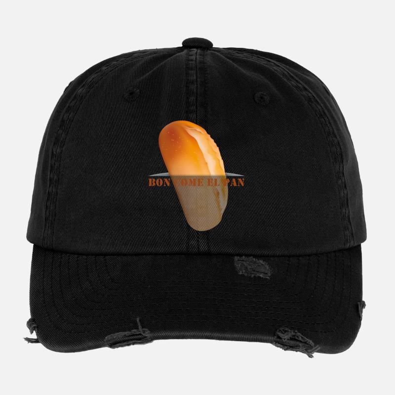 Bon come el pan - Lecker wie ein Brot Flexfit Vintage Destroyed Cap